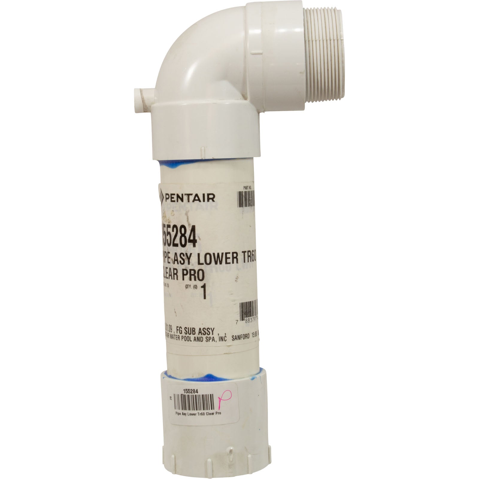 PENTAIR Pentair 155284 Clear Lower Piping Assembly Replacement Triton II TR 60 Pool and Spa Sand Filter