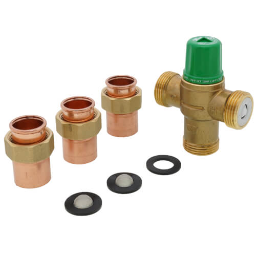 TACO Taco 5004-C3 Series 5000 Mixing Valve, 1 Sweat Connection, Forged Brass