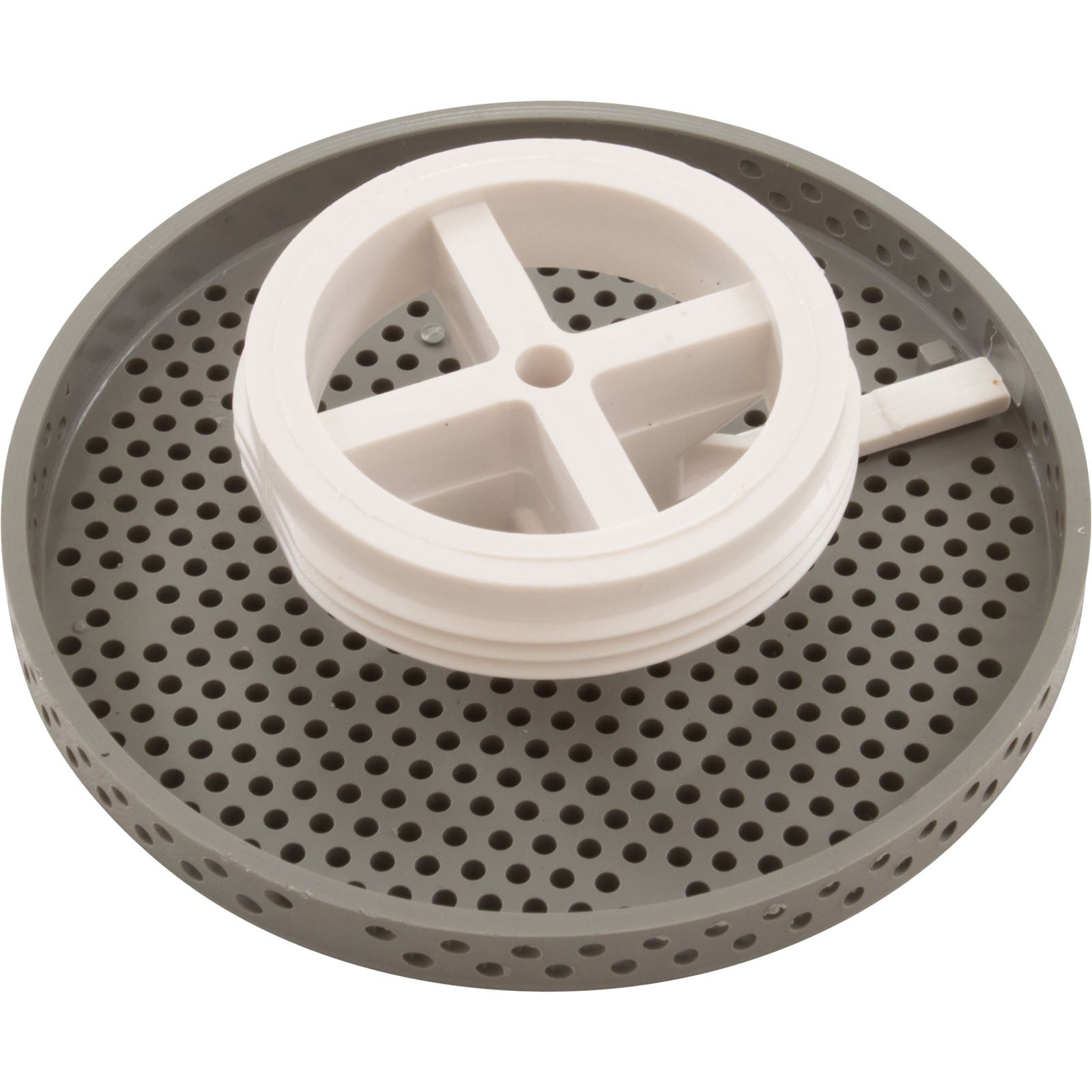 WATERWAY PLASTICS Waterway 643-4257 Lo-Pro Suction Cover and Snap Catch Assembly - Gray