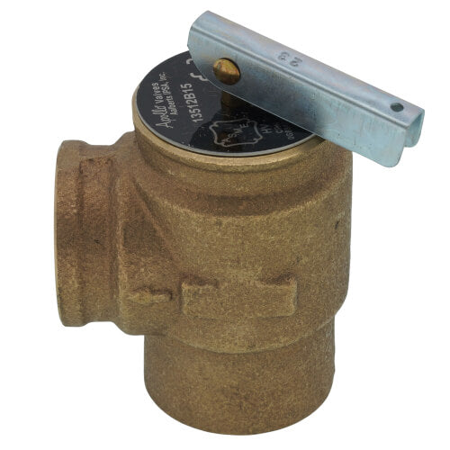 APOLLO VALVES Conbraco Industries 13-512-B15 Valve 3/4 FNPT RVS13 407 LBS/HR Low Pressure Steam Safety Relief Valve (15 psi)