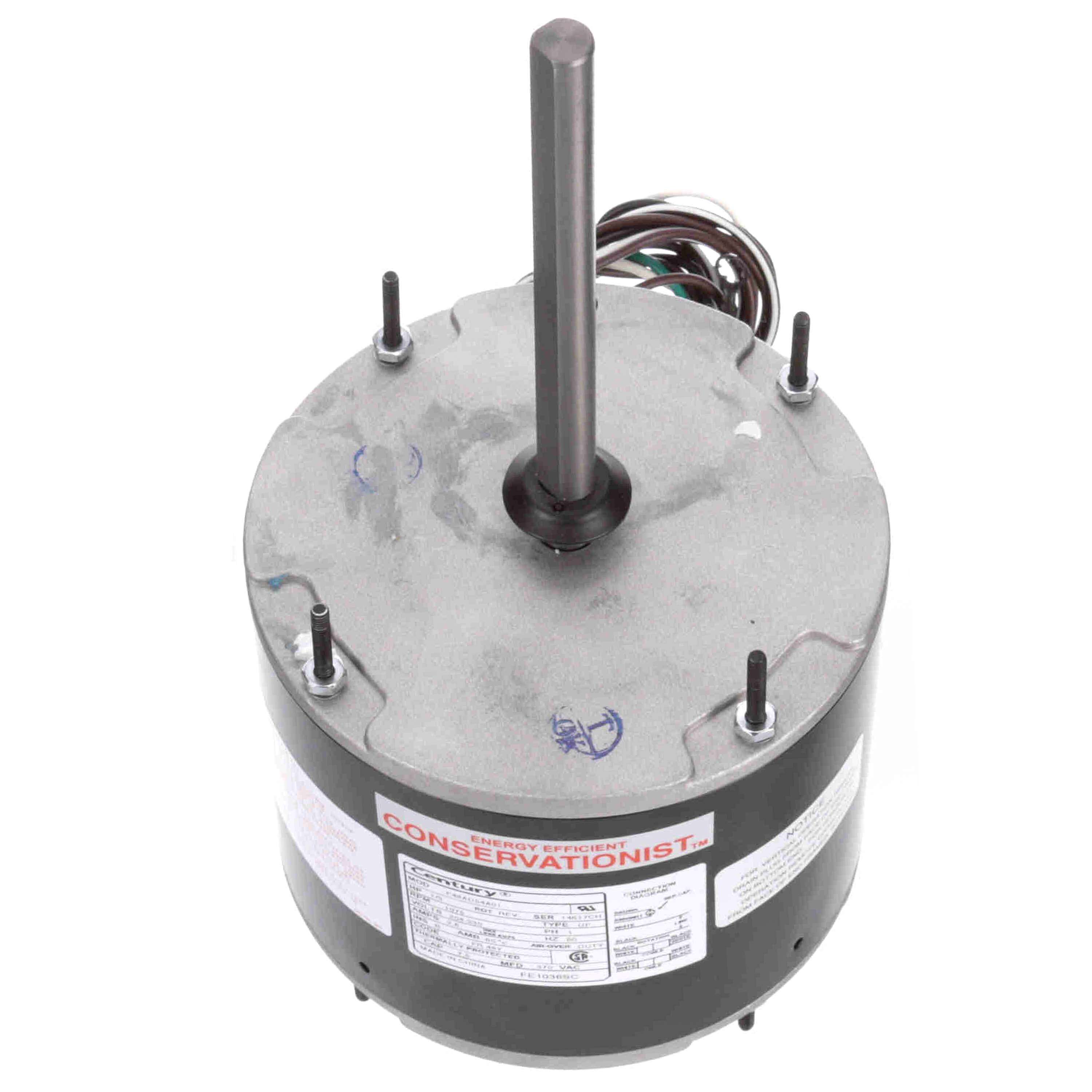 CENTURY MOTORS Century FE1036SC Condenser Fan Motor 1/3 HP 1075 RPM 208-230V