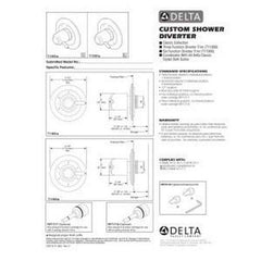 DELTA FAUCET Delta Faucet T11900-SS Classic Single Handle Diverter Valve Trim in Brilliance Stainless