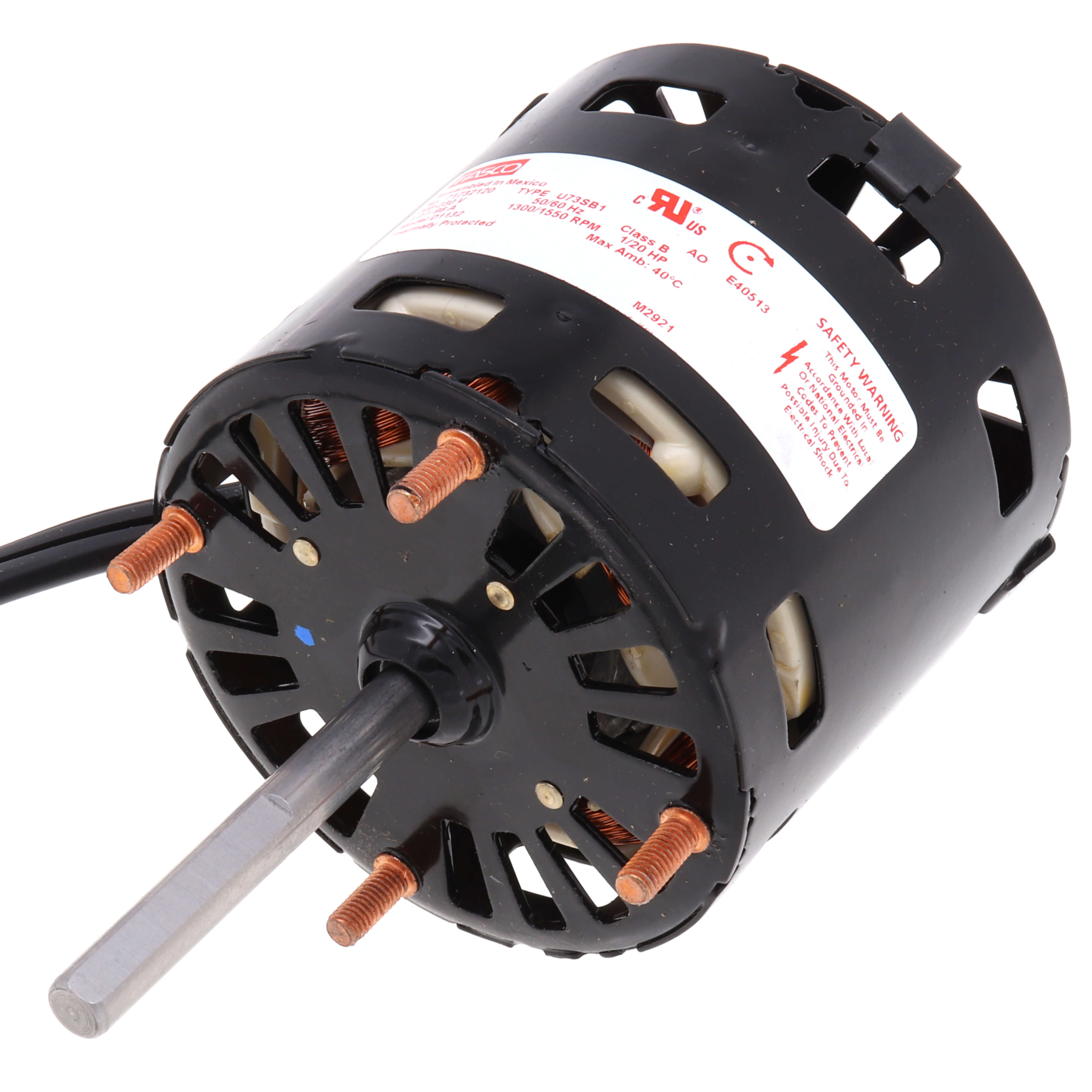 GENTEQ MOTORS Fasco D1132 OEM Replacement Motor 1 Speed 1/20 HP (208-230V)