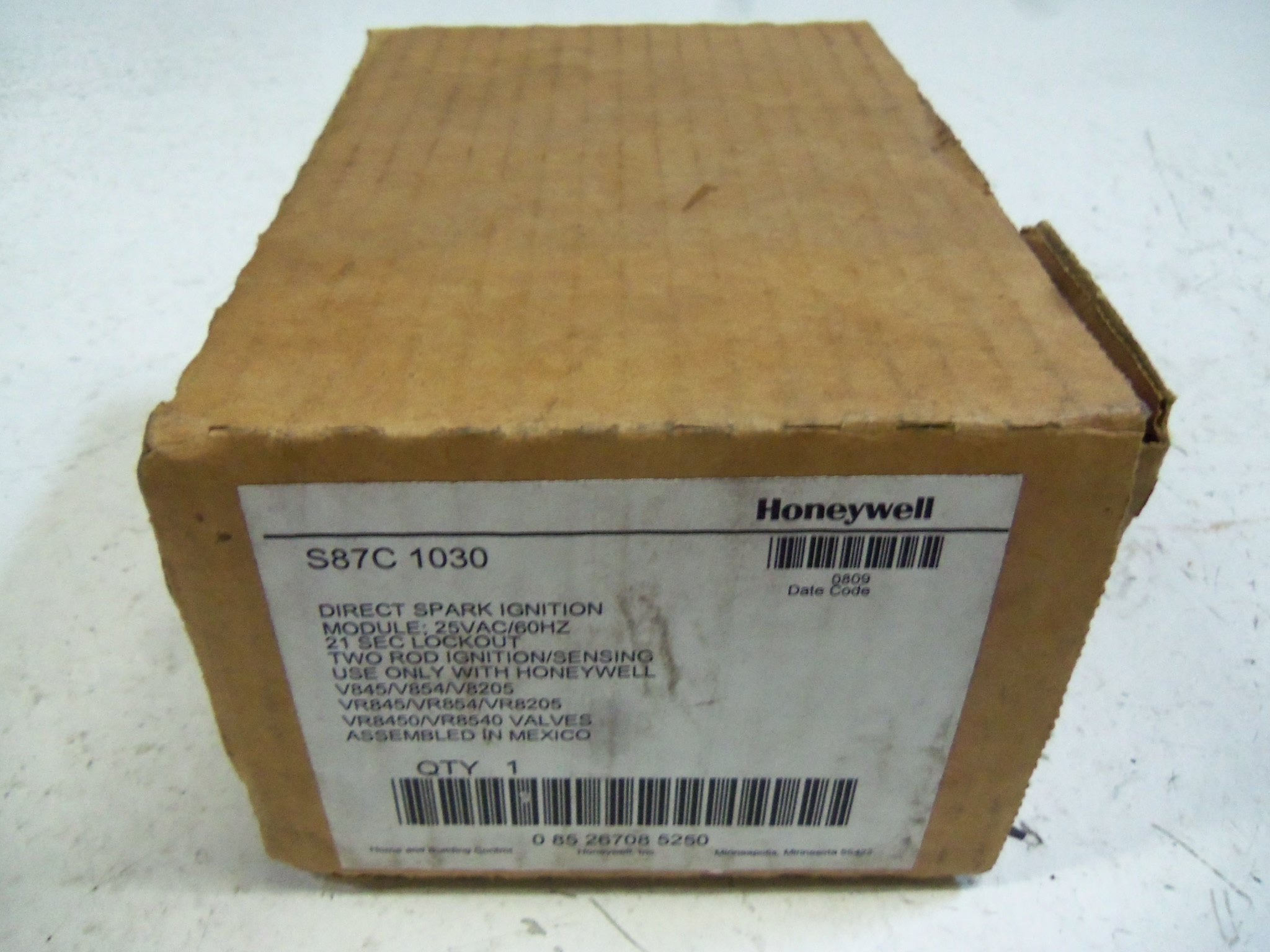 HONEYWELL Honeywell S87C1030 Direct Spark Ignition Module 21 Sec Trial Time