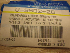 Johnson Controls V-9502-20 Positioner Spring for V-3000 Actuated Valves