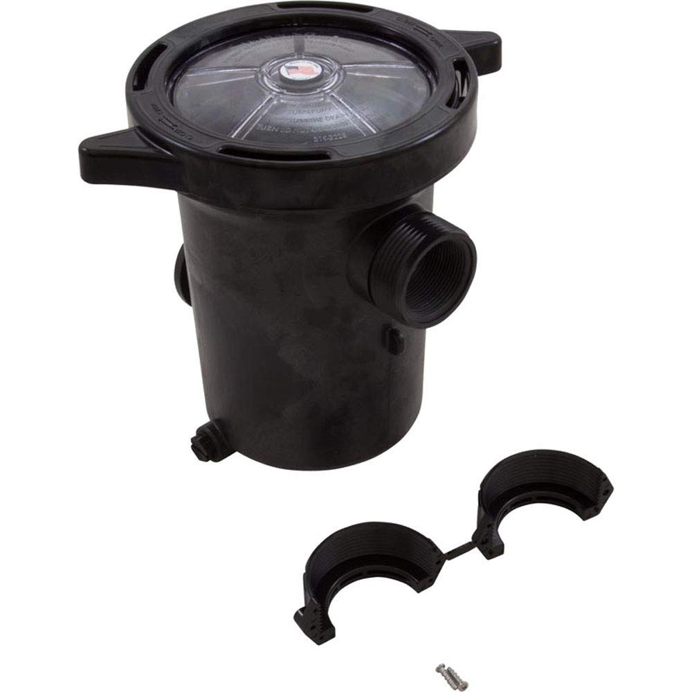 WATERWAY PLASTICS Waterway Plastics 310-6500 Hi-Flo Pump Strainer Housing with Lid & Basket