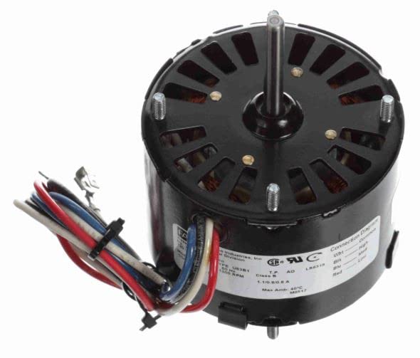 GENTEQ MOTORS Fasco D1134 Motor 1/50-1/65-1/80 HP 120V CW