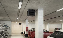 STELPRO Stelpro ASHU1053CTCHAR Electric Unit Heater 10kW 480 Volt Wall or Ceiling Mounted