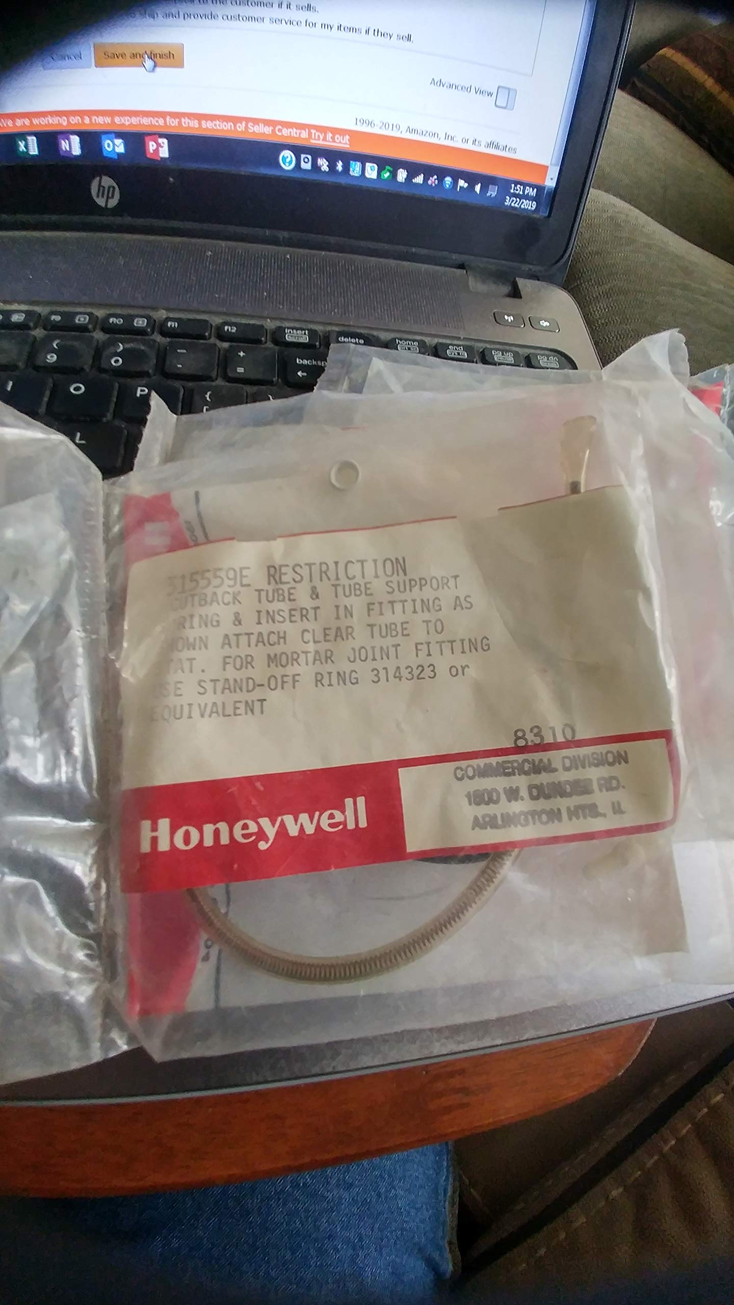 HONEYWELL 315559E DUCT MISCELLANEOUS