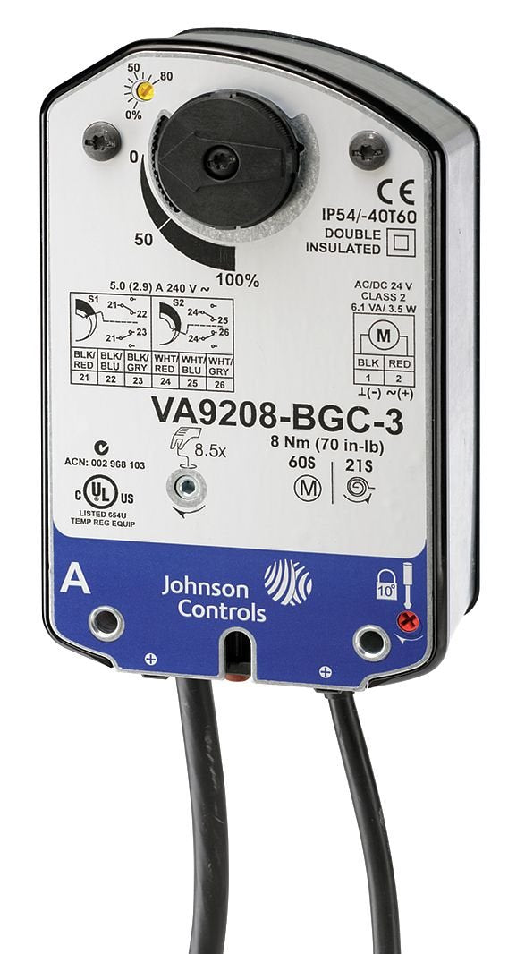 JOHNSON CONTROLS VA9208-GGC-3 ACTUATORS