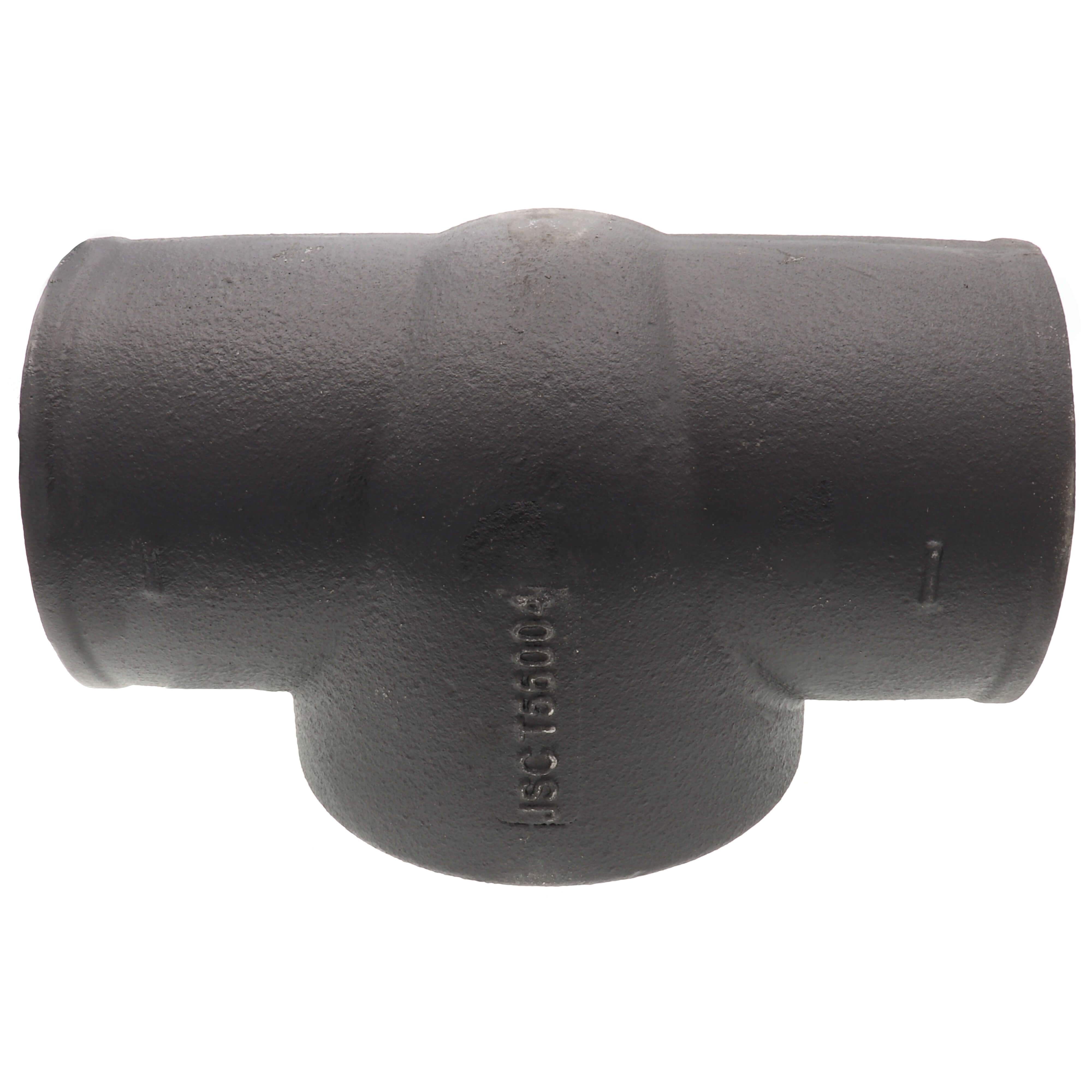 JONES STEPHENS Jones Stephens T56014 4 in. No Hub Cast Iron Test Tee with Plug