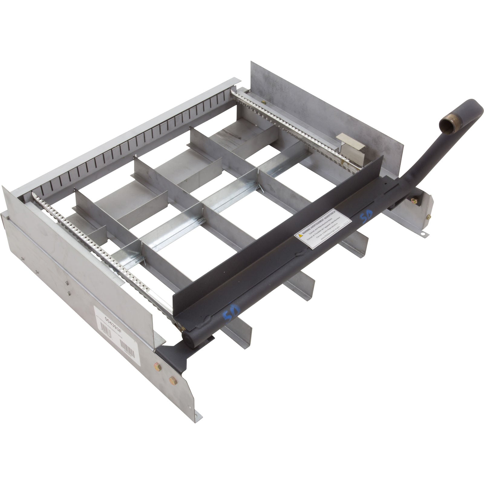RAYPAK Raypak 004393F Burner Tray, 403B/405B, with Out Burner
