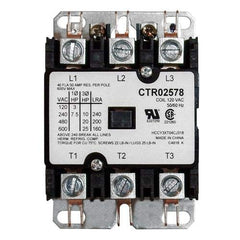 Trane Parts CTR2578 120V 40A 3P Contactor W/Lugs