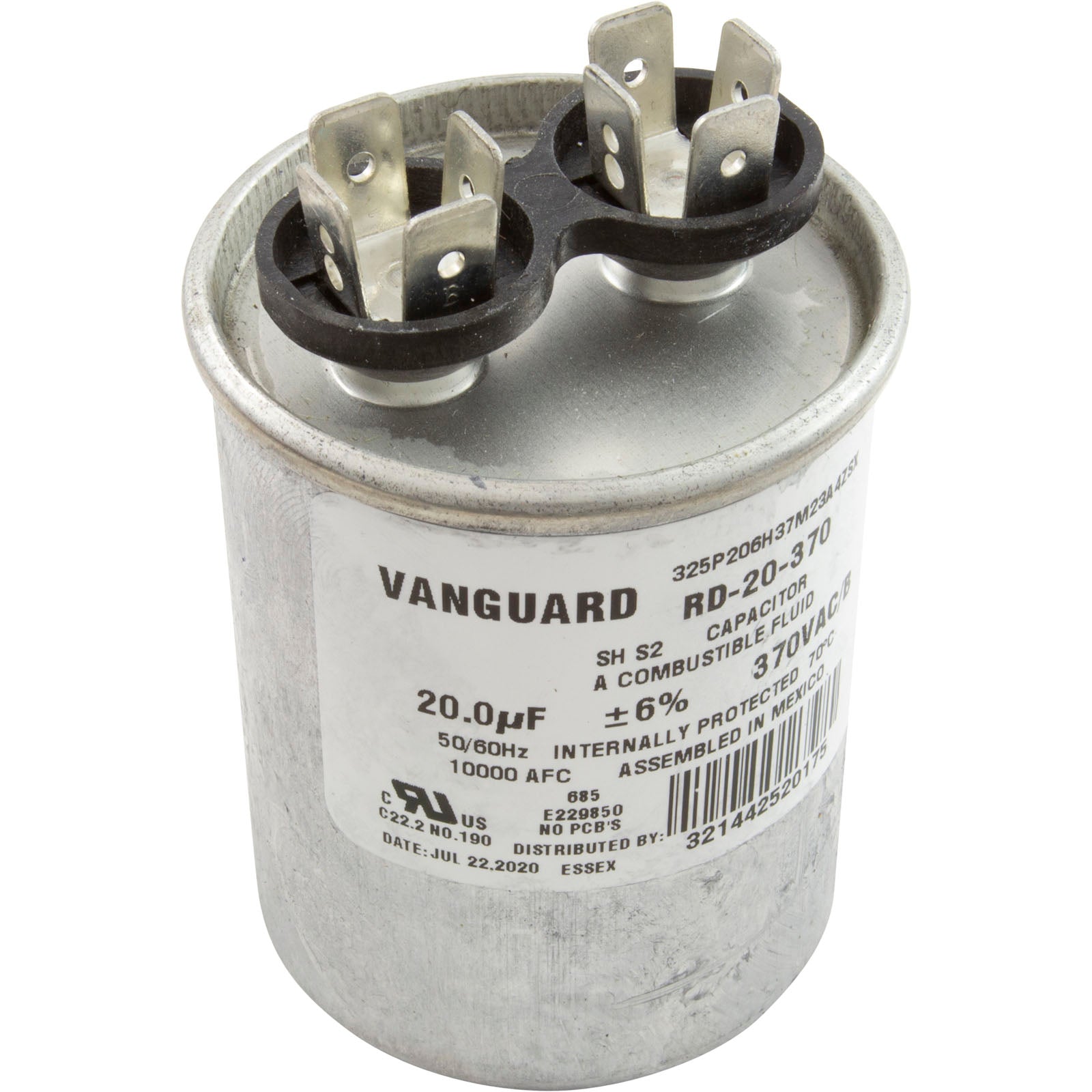 VANGUARD RD-20-370 POOL CAPACITORS