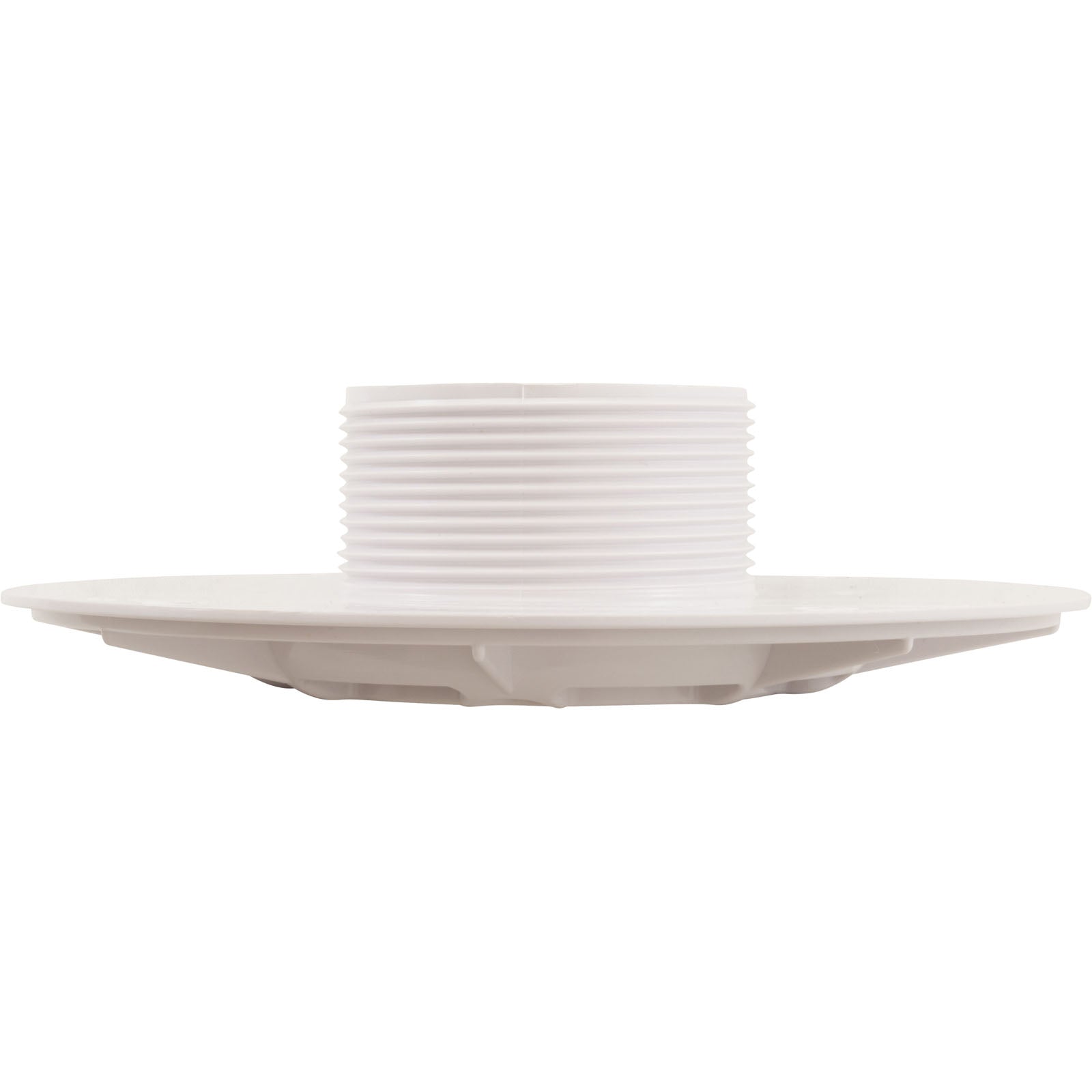 AQUASTAR POOL PRODUCTS AquaStar 620T15S101 6 Sumpless Bulkhead 2 MPT x 1.5 Slip Wall Fitting - White