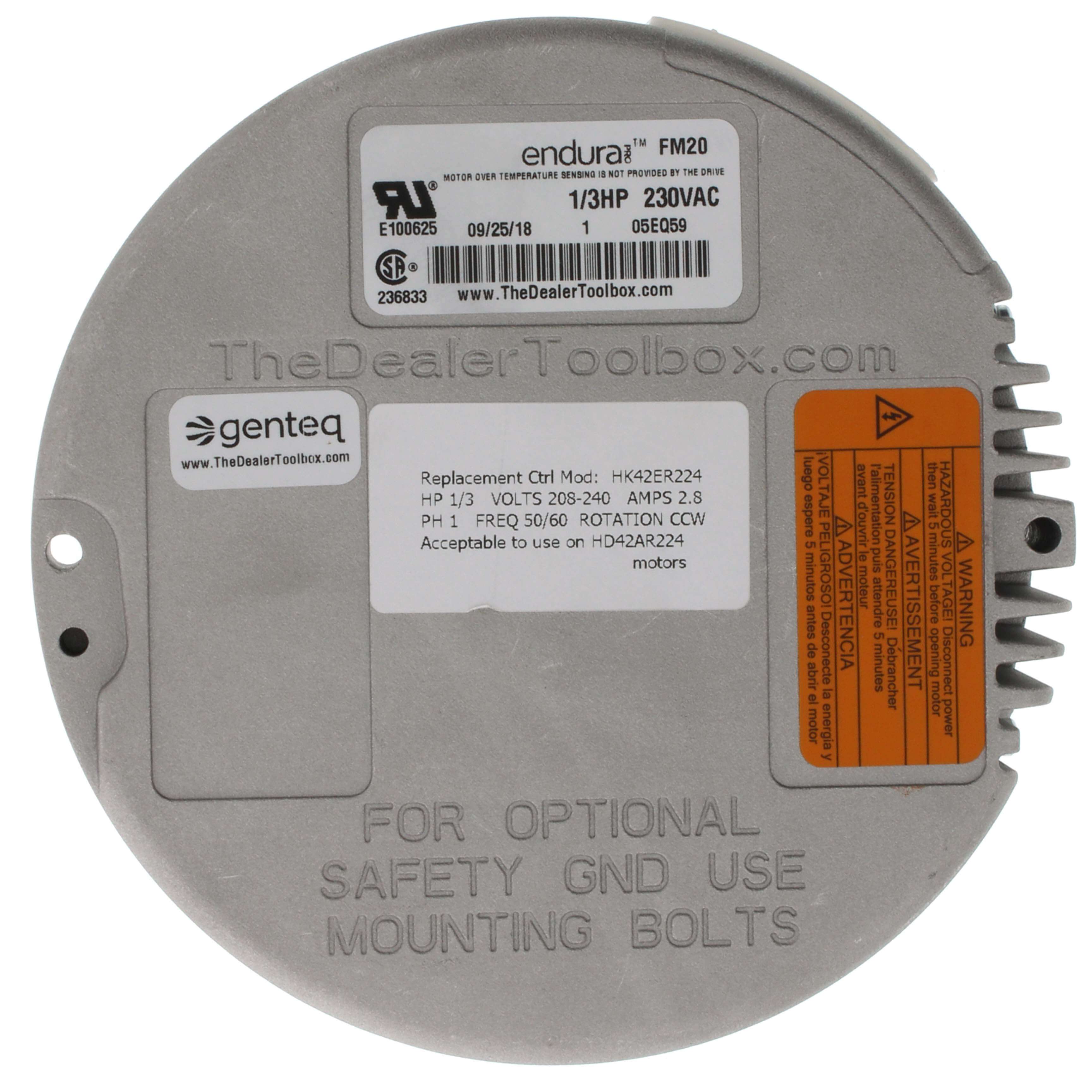CARRIER Carrier HK42ER224 Blower Motor Module