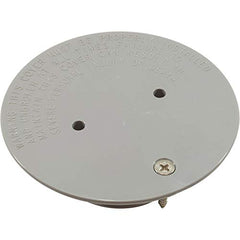 CUSTOM MOLDED PRODUCTS Custom Molded Products 25527-101-100 Floor Inlet Fitting Cover With Screw Gray