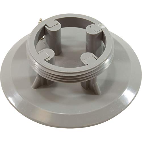 CUSTOM MOLDED PRODUCTS Custom Molded Products 25527-101-100 Floor Inlet Fitting Cover With Screw Gray