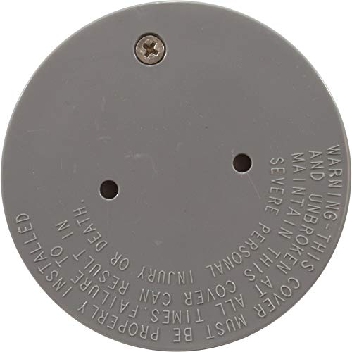 CUSTOM MOLDED PRODUCTS Custom Molded Products 25527-101-100 Floor Inlet Fitting Cover With Screw Gray