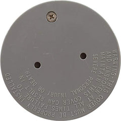 CUSTOM MOLDED PRODUCTS Custom Molded Products 25527-101-100 Floor Inlet Fitting Cover With Screw Gray