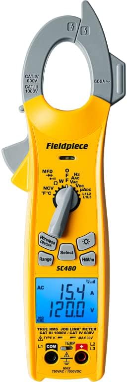 FIELDPIECE Fieldpiece SC480 True-RMS Wireless AC Clamp Multimeter
