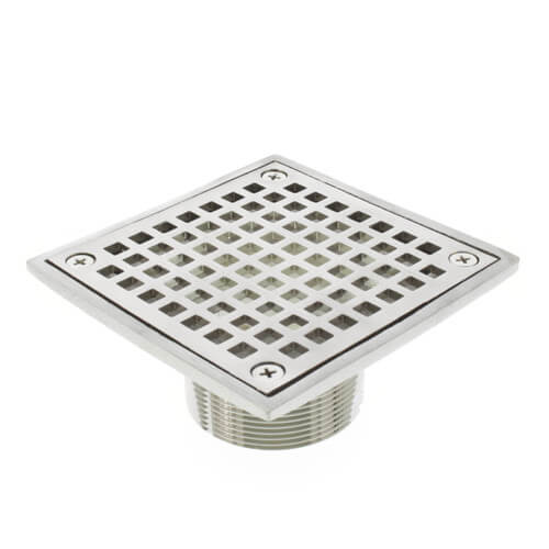 JONES STEPHENS Jones Stephens D6094BN Square Strainer in Brushed Nickel