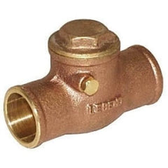 LEGEND VALVE Legend Valve 105-205NL S-451 No Lead Brass Swing Check Valve, 1