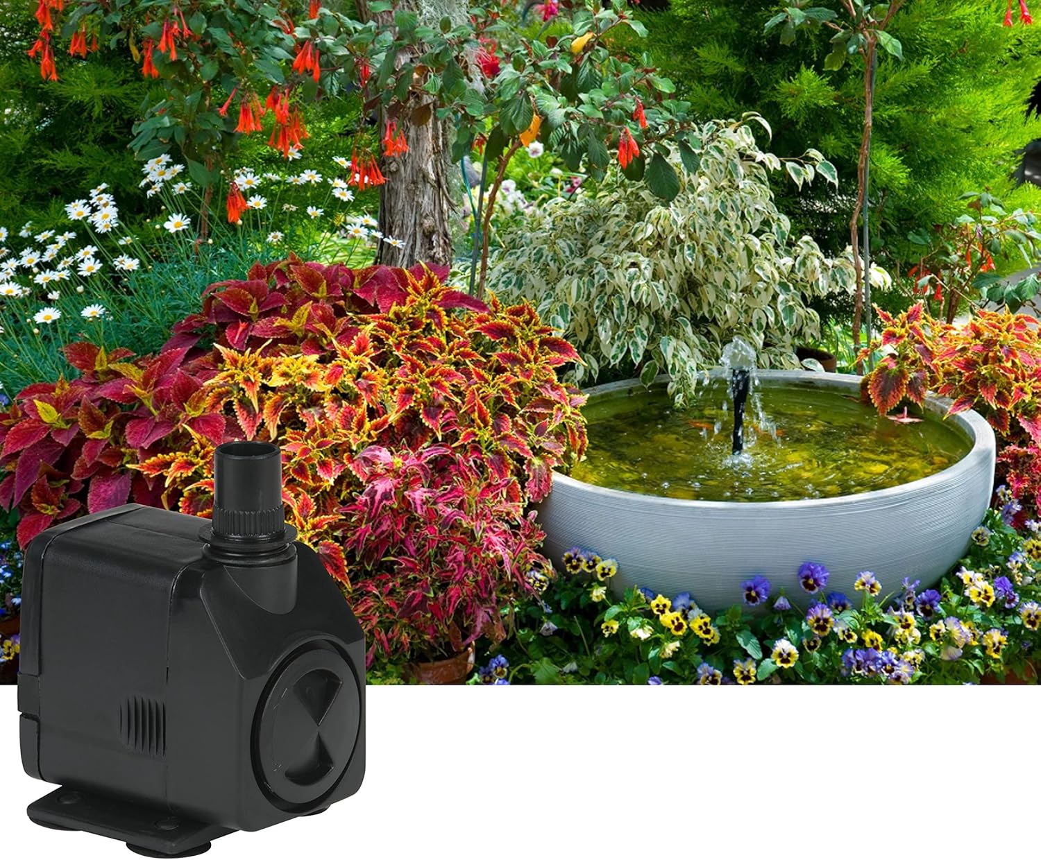 LITTLE GIANT Little Giant 566716 PES-130-PW 115-Volt 130 GPH Magnetic Drive Fountain/Pond Pump with 6-Ft. Cord