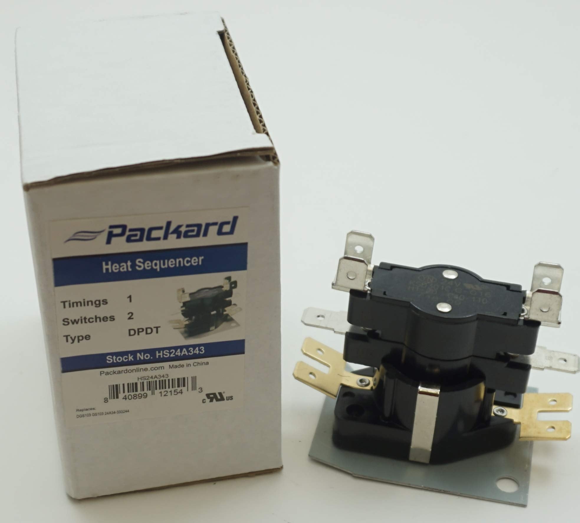 PACKARD Packard HS24A343 120/240/480V Heat Sequencer