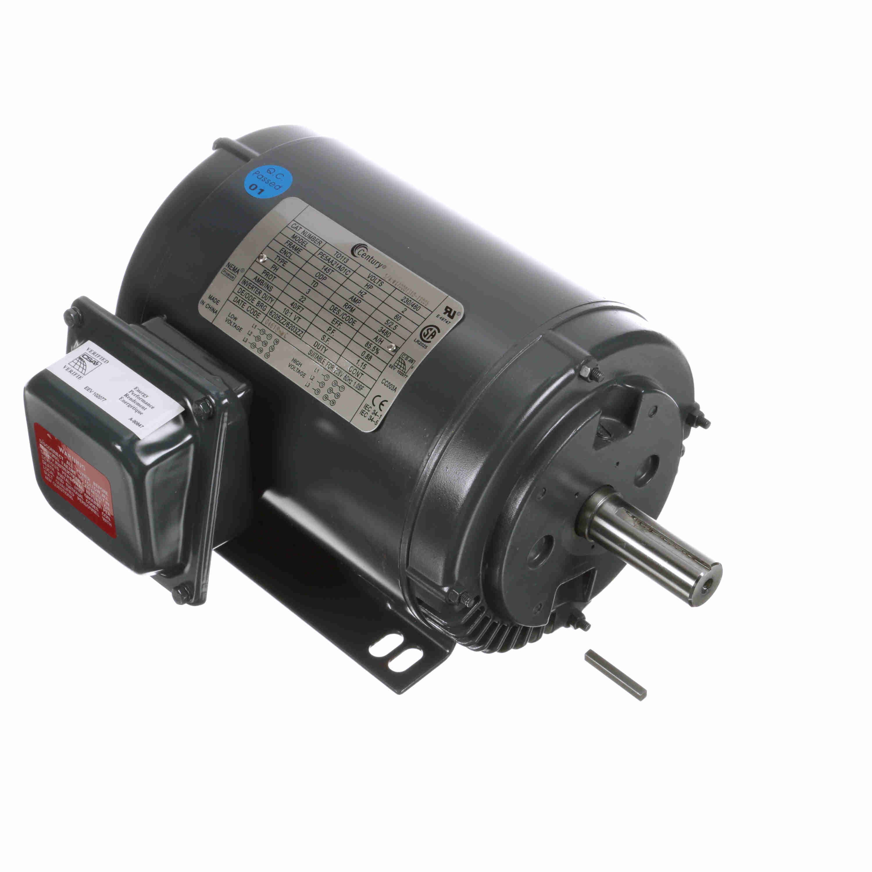 CENTURY MOTORS TO113 GENERAL PURPOSE MOTORS