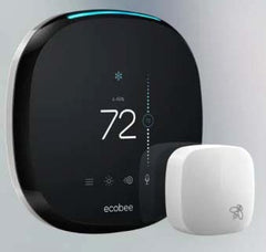 ECOBEE Ecobee ECOBEE4 Smart Thermostat 24 VAC 3.5 VA with Voice Control
