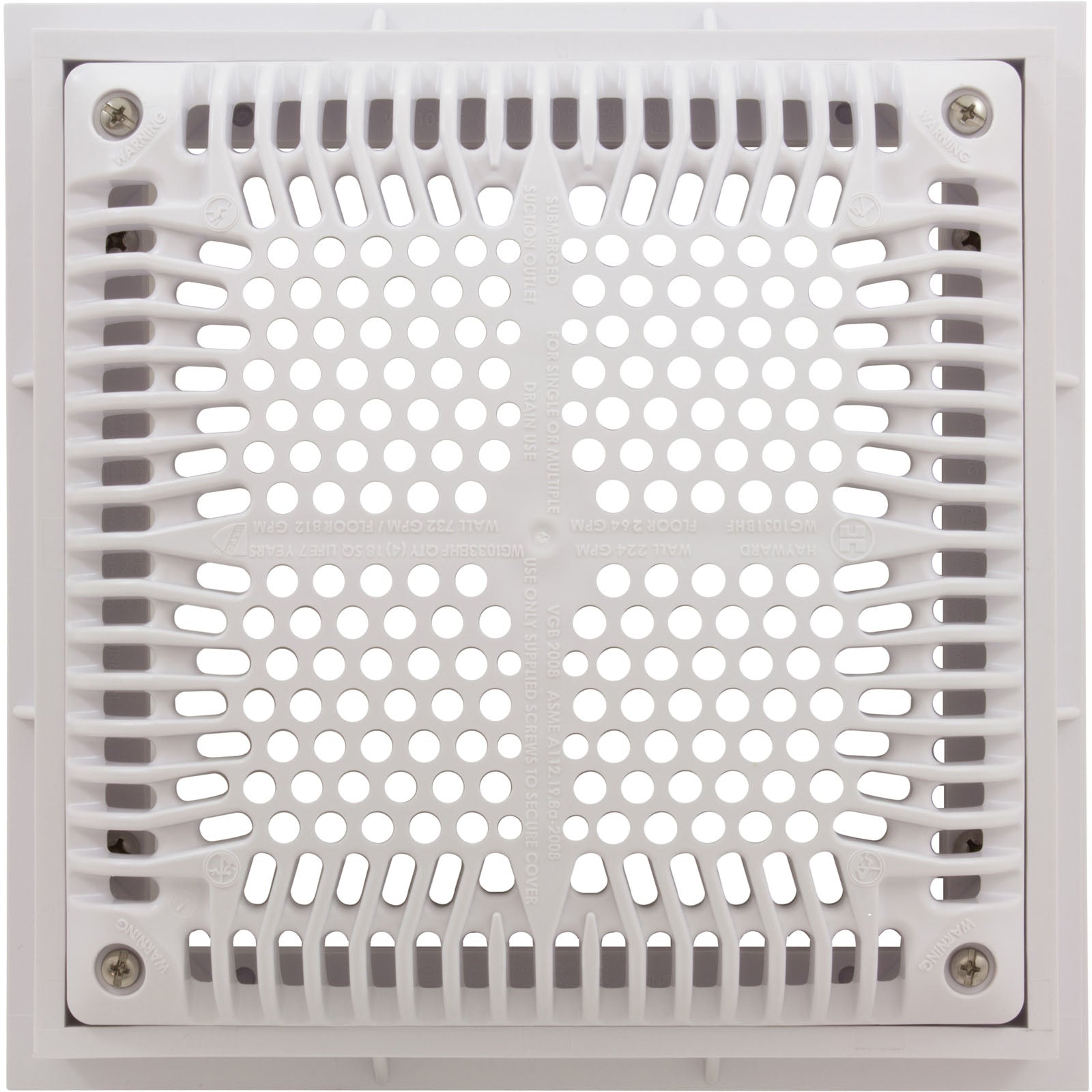 HAYWARD Hayward WG1031HF2PAK2 Frame & Cover 9 Sq High Flow 2 Pak