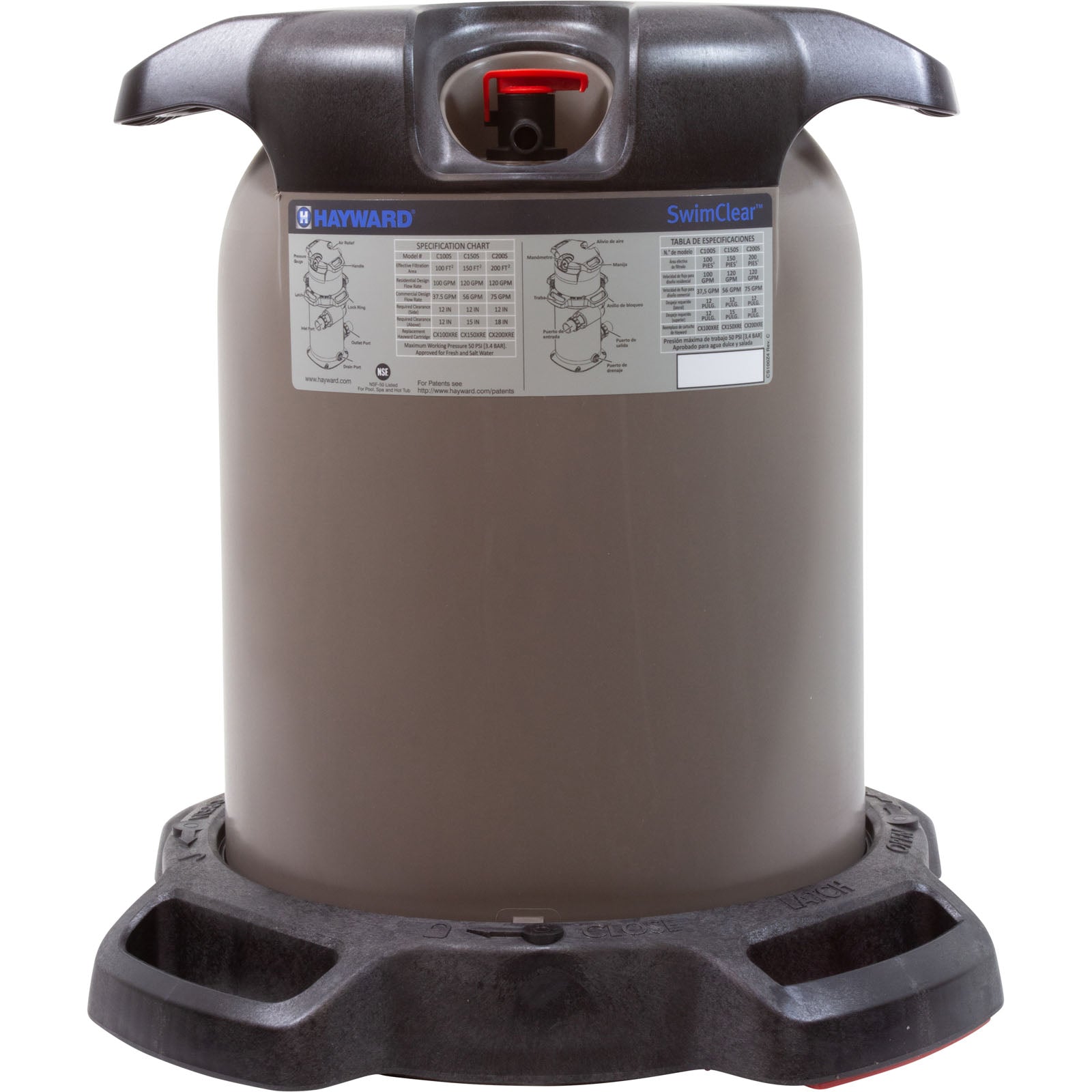 HAYWARD Hayward CX200B Filter Head Assembly for C200S