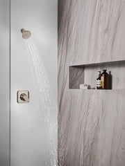 MOEN Moen T2472EPBN Genta LX Brushed Nickel Pressure Balancing Eco-Performance Modern Shower Trim with Showerhead and Shower Handle (Posi-Temp Valve Required)