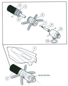 POLARIS 6-409-00 AIR CLEANER REPLACEMENT PARTS