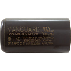 Vanguard BC-30 Start Capacitor 30-36 MFD 115V