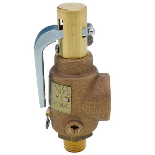 APOLLO VALVES Conbraco 29202A100 1/2 x 1 100# Steam 423PPH Safety Relief Valve
