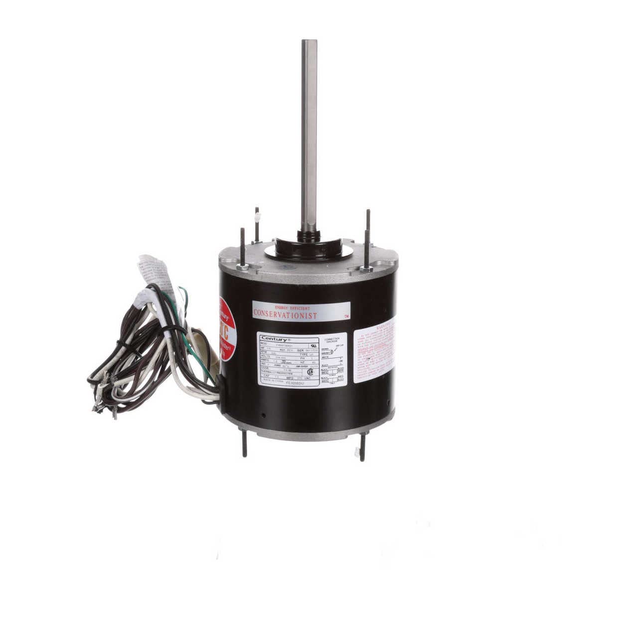CENTURY MOTORS FE1038SU CONDENSER FAN MOTORS