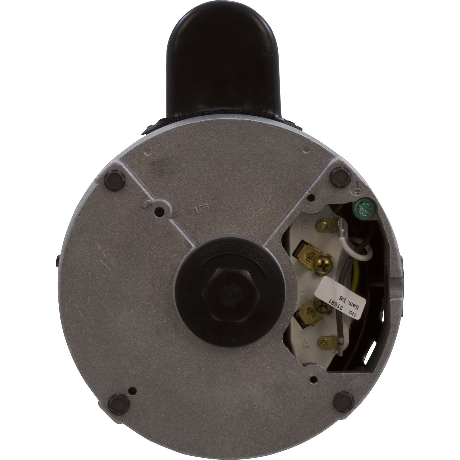 CENTURY MOTORS Century B654 Pool Motor, 1 HP, 3450 RPM, 115/208-230VAC
