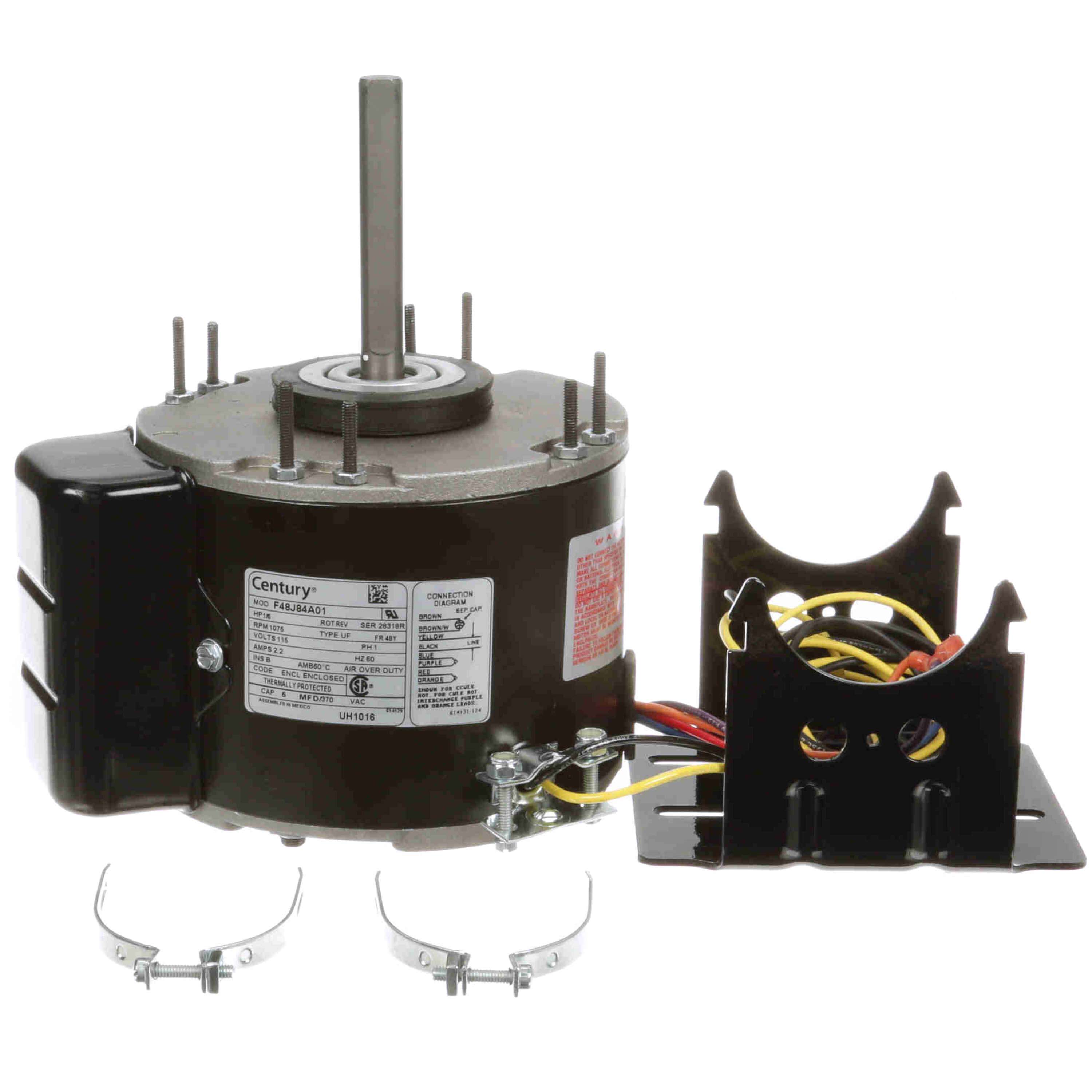 CENTURY MOTORS Regal Rexnord - Century Motors UH1016 | 1/6HP 115V 1075RPM 48Y Motor | Regal Rexnord - Century Motors