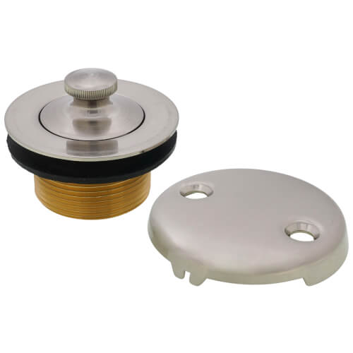 JONES STEPHENS Jones Stephens B5155BN Plastic Lift & Turn Drain in Brushed Nickel