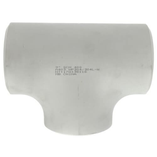 MERIT BRASS Merit Brass 04406-48 Tee 3 In Butt Welded End Style SCH 40