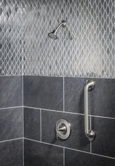 MOEN Moen T2132BN Eva Brushed Nickel Posi-Temp Shower Trim Kit Featuring Shower Head and Shower Lever Handle, Valve Required