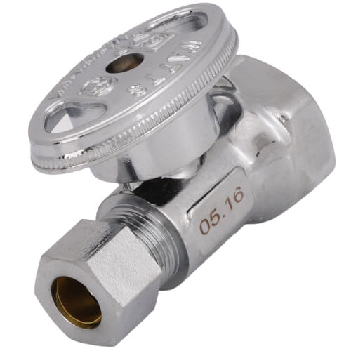 SIOUX CHIEF Sioux Chief 131-G2F1C04 1/2 FIP x 3/8 OD Compression Straight Stop Valve - LFBV890013 No Lead