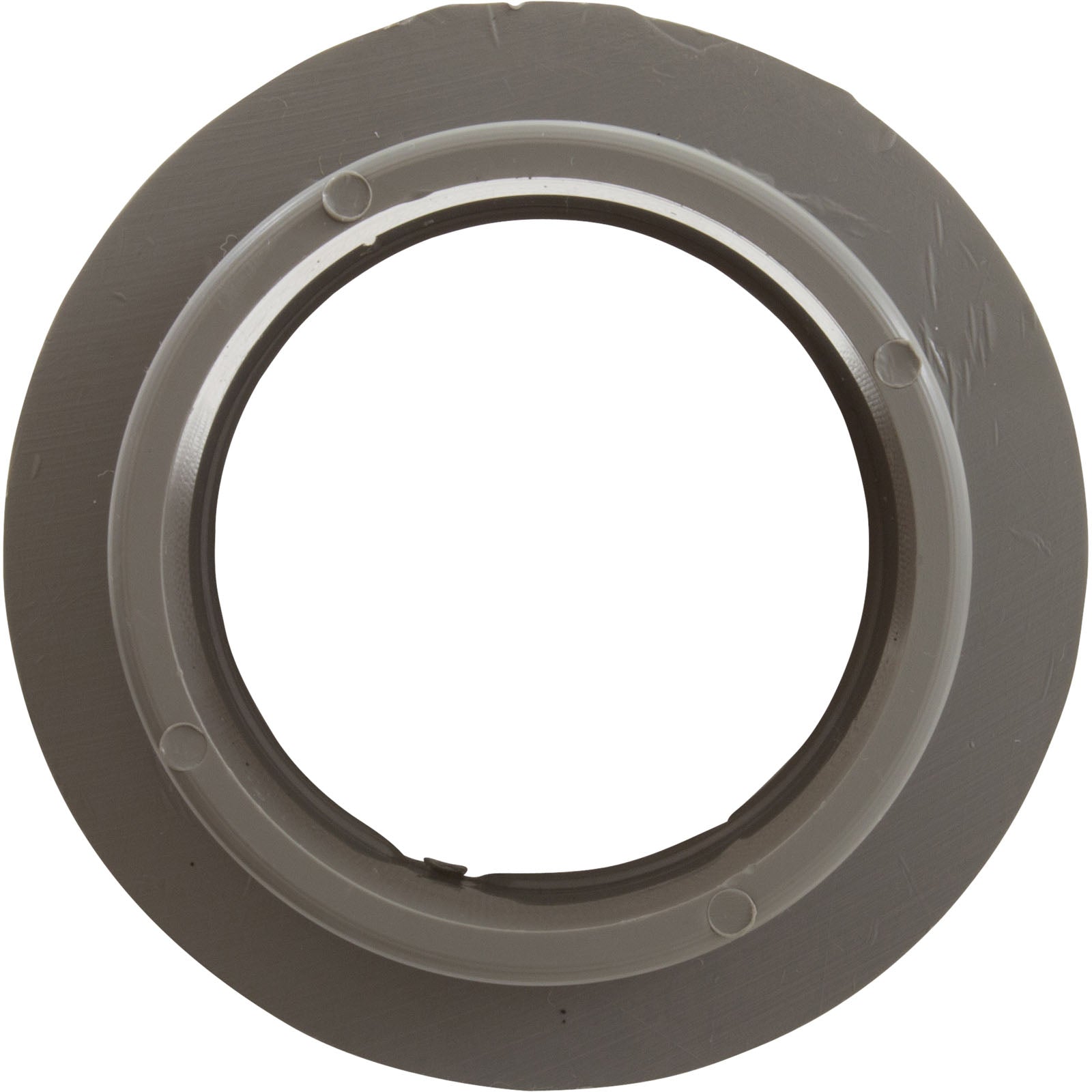 WATERWAY PLASTICS Waterway Plastics 519-6717 Volleyball Pole Holder Flange - Gray