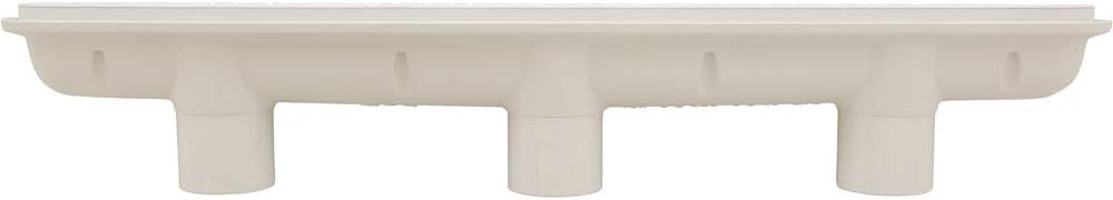 AQUASTAR POOL PRODUCTS AquaStar 32CDFL101 Channel Drain with 3-Port Sump, 32-Inch