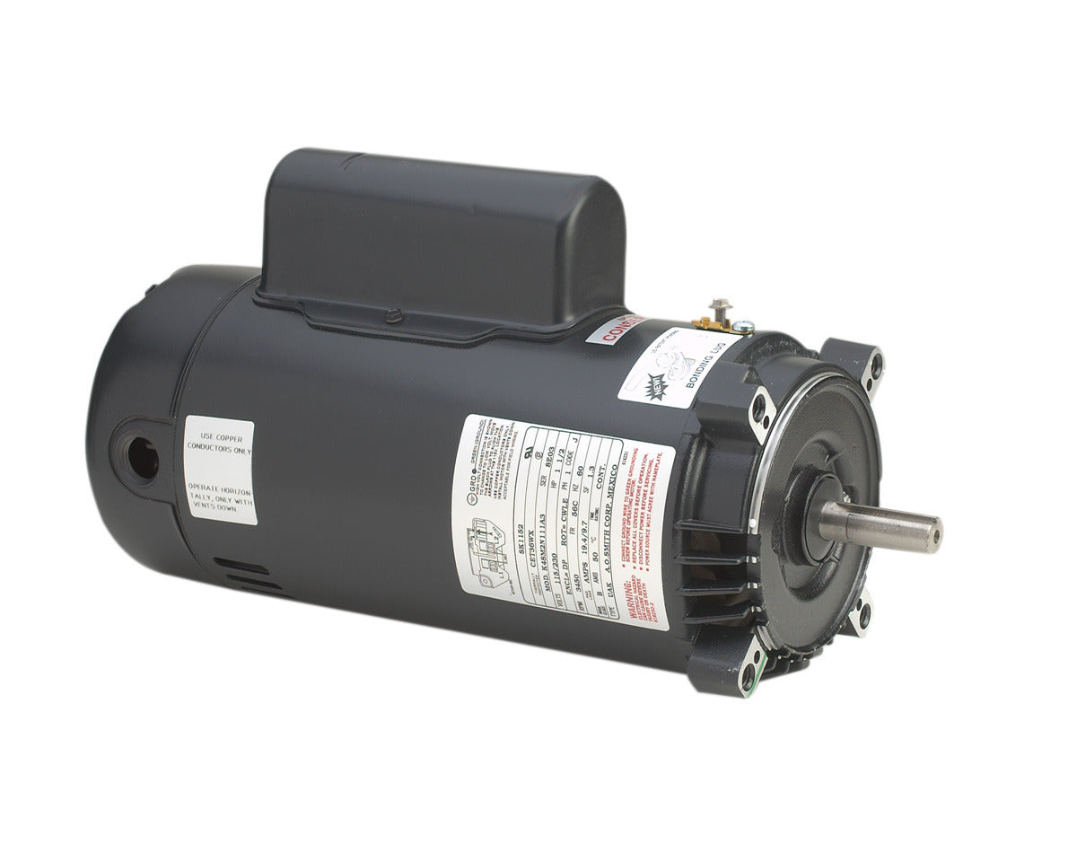 CENTURY MOTORS Century CK1072 Pool Pump Motor, Capacitor-Start/Run, 3/4 HP, 56C Frame, 3,450 Nameplate RPM