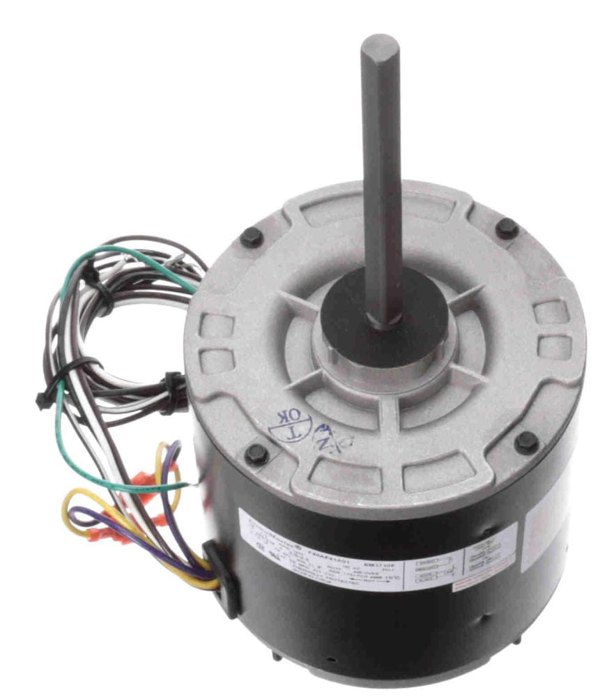 CENTURY MOTORS Century EM3730F Condenser Fan Motor 1/2 HP 208 to 230 VAC 60 Hz 3 to 3.5 A 6-Pole