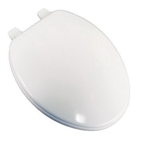JONES STEPHENS Jones Stephens U004WD00 Comfort Elongated Closed Front with Cover Toilet Seat in White