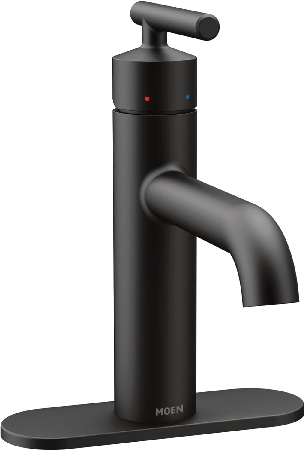MOEN Moen 6145BL Gibson Matte Black One-Handle Bathroom Faucet
